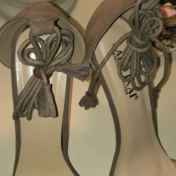 5 Inch Lace Up Heels (Kayak) - Picture 2 of 3